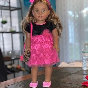 💕👗American Girl Sized Party Dress Outfit👗💕